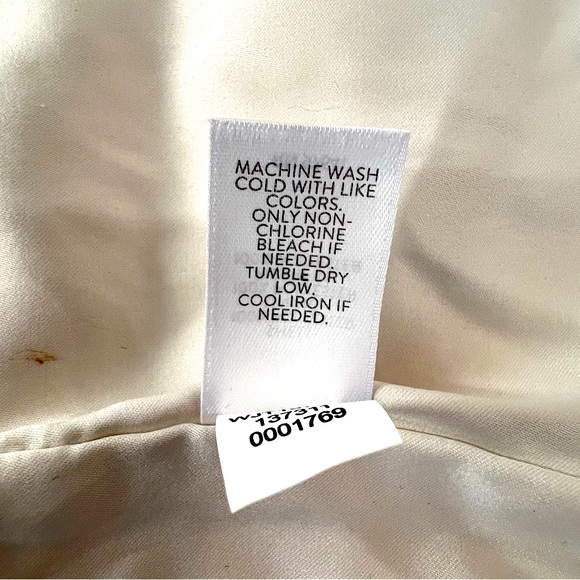 J Jill L Velour Ivory Puffer Vest, NWT - Picture 6 of 7